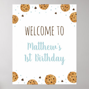 Poster Um Doce Cookie Birthday