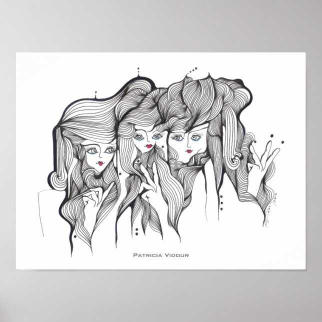 Póster Um Dois Três (Frente)