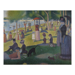 Póster Um Domingo na La Grande Jatte, Georges Seurat 1884