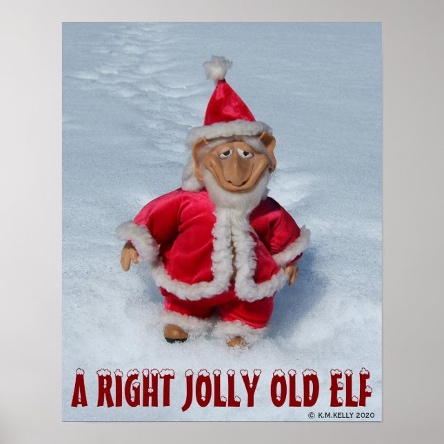 POSTER UM ELF VELHO DE JOLLY DIREITO (Frente)