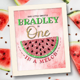 Poster Um Em Um primeiro aniversario De Melão