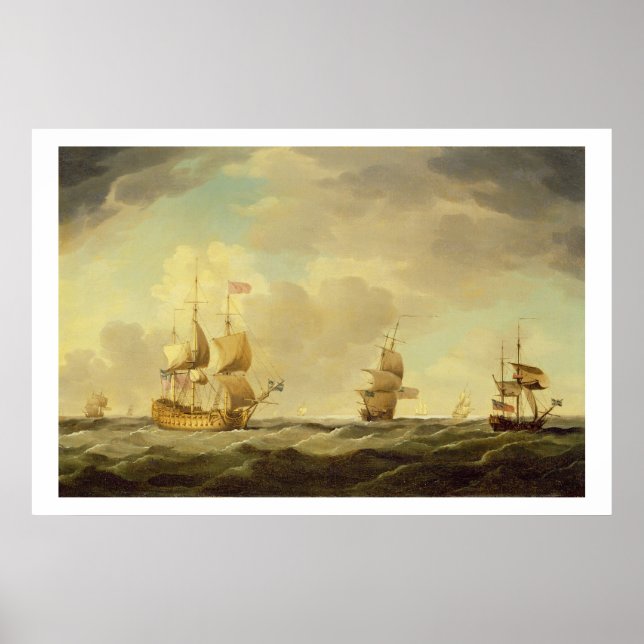 Póster Um emblema em inglês sob fácil navegação em um mod (Frente)