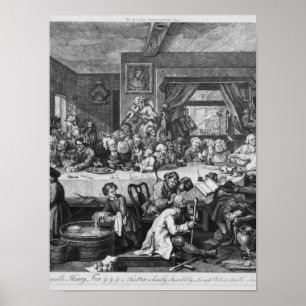 Póster Um entretenimento da eleição, 1755