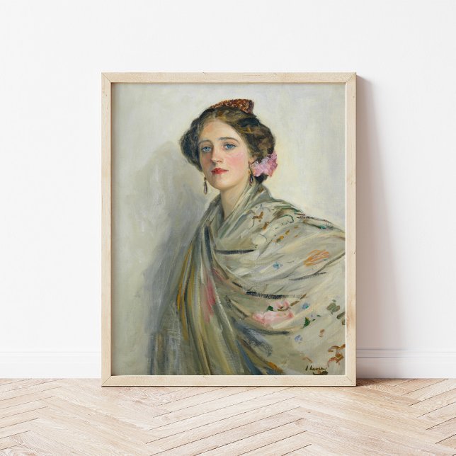 Poster Um espanhol justo, Sra. Chowne | Sir John Lavery (Criador carregado)