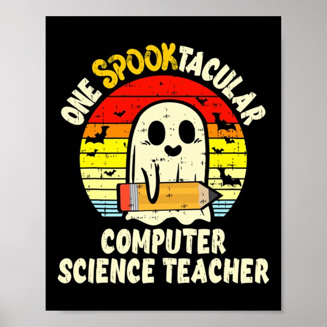 Poster Um Espetacular Professor de Ciência da Computação  (Frente)