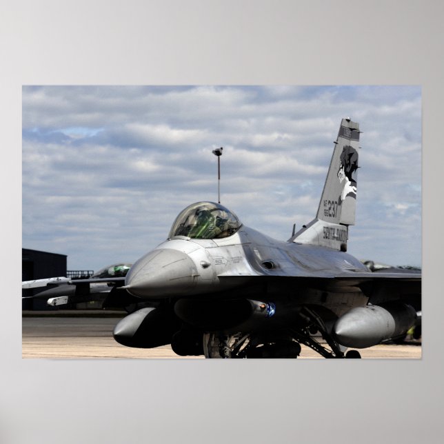 Poster Um Falcão de Luta F-16 (Frente)