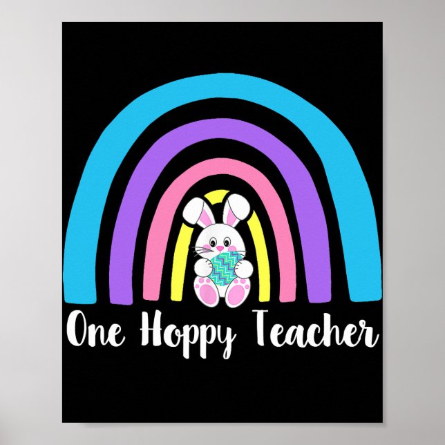 Poster Um Felz pascoa de Professores Hoppy (Frente)