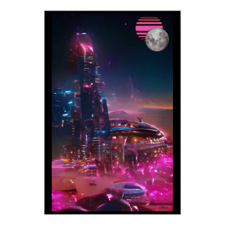Póster Um Futurismo de Ruínas Vaporwaived