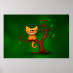 Póster Um gatinho de Cheshire