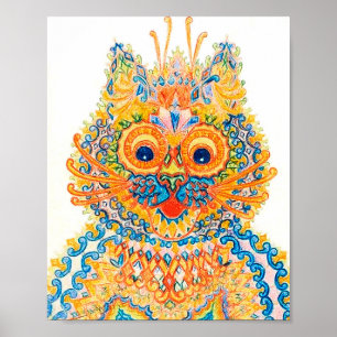 Poster Um Gato De Olhos Amplos, Louis Wain