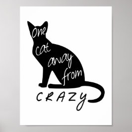 Poster Um gato longe de CRAZY