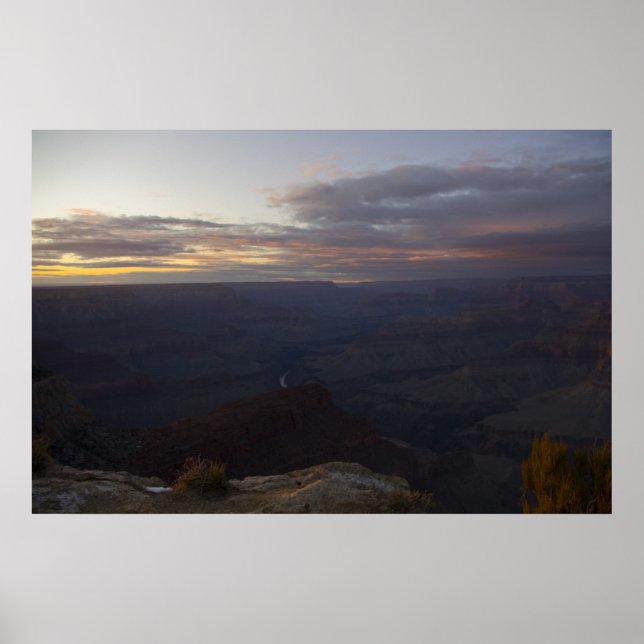 Póster Um Grand Canyon Sunset (Frente)