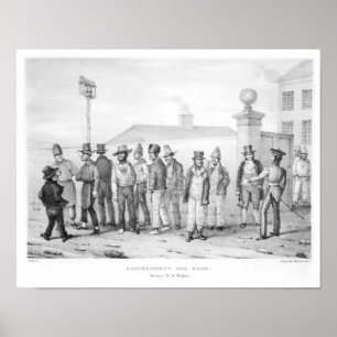 Póster Um grupo da cadeia do governo