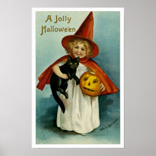 Póster Um Hallowe'en alegre