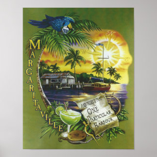 Póster Um Harbor Jimmy Buffett Lyrics em particular