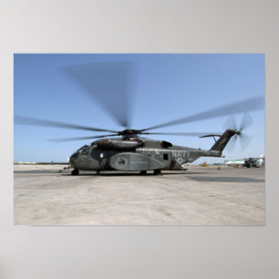 Póster Um helicóptero do dragão do mar de MH-53E