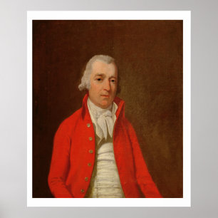 Poster Um homem desconhecido (óleo em canvas)