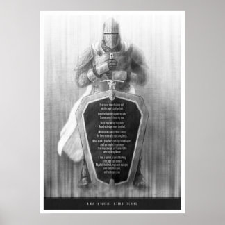 Póster Um homem, um guerreiro, um filho do rei