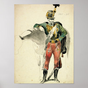 Póster Um Hussar do 9o regimento