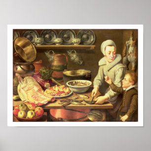 Póster Um interior da cozinha