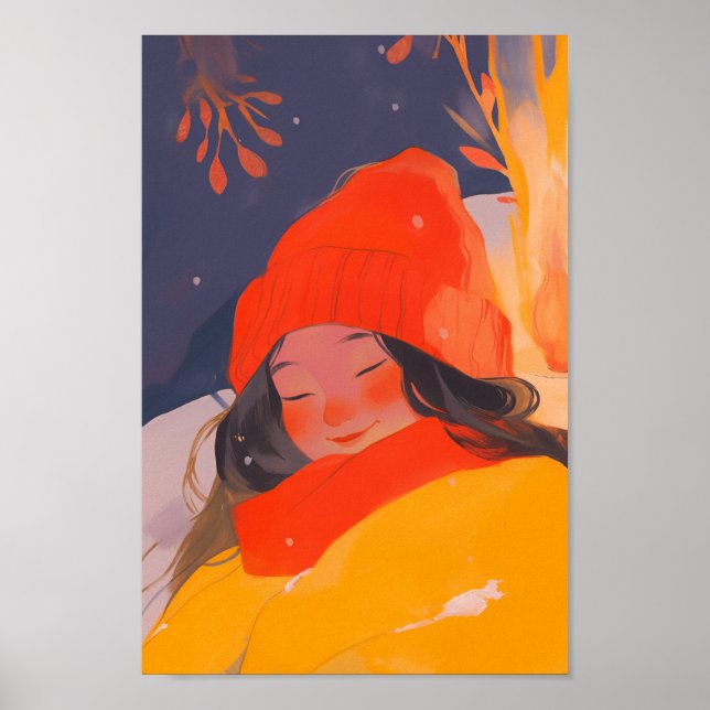 Poster Um inverno frio (Frente)