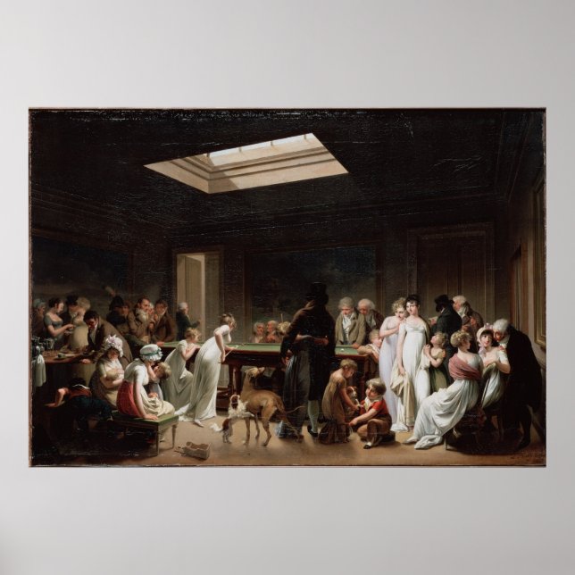 Póster Um Jogo de Bilhares (Frente)