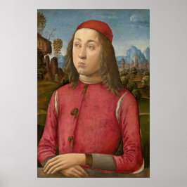 Poster Um Jovem - Domenico del Mazziere Cartaz de Arte Fi