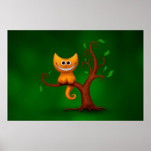 Póster Um Kitten Cheshire (Frente)