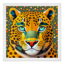 Um Leopardo Mudando Suas Manchas