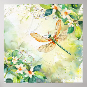 Poster Um Libélula de Primavera