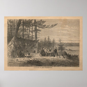 Póster Um lodo na natureza