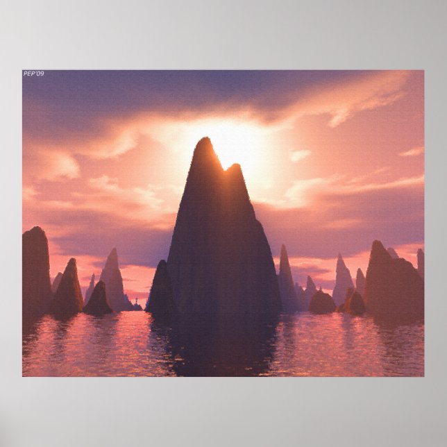 Poster Um lugar de picos (Frente)