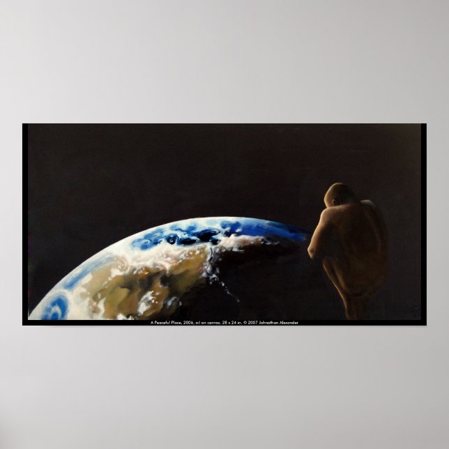 Póster Um lugar pacífico (Frente)