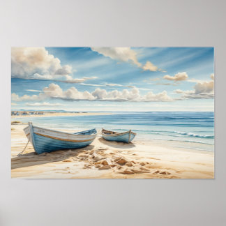 Poster Um lugar silencioso pelo oceano