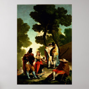 Póster Um Maja e um Gallants, 1777