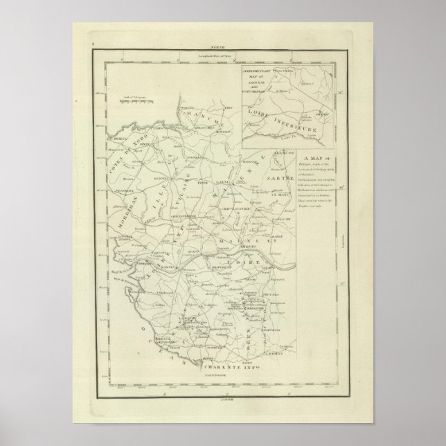 Póster Um mapa dos Vingança (Frente)
