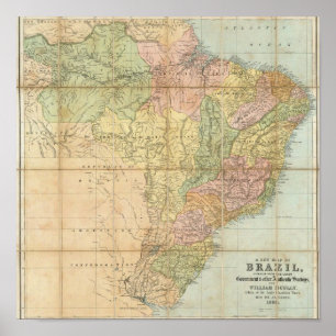 Poster Um mapa novo de Brasil