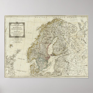 Póster Um mapa novo dos estados do norte