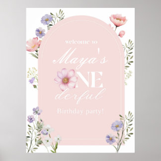 Poster UM maravilhoso, Primeiro Aniversário, UM