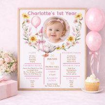 Um marco de 1º aniversário da Silly Goose Photo