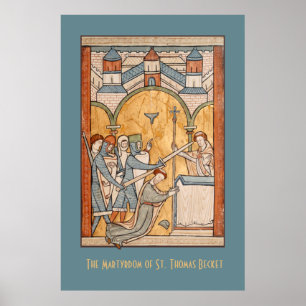 Poster Um Mártico de Ruas. Thomas Becket na Arte
