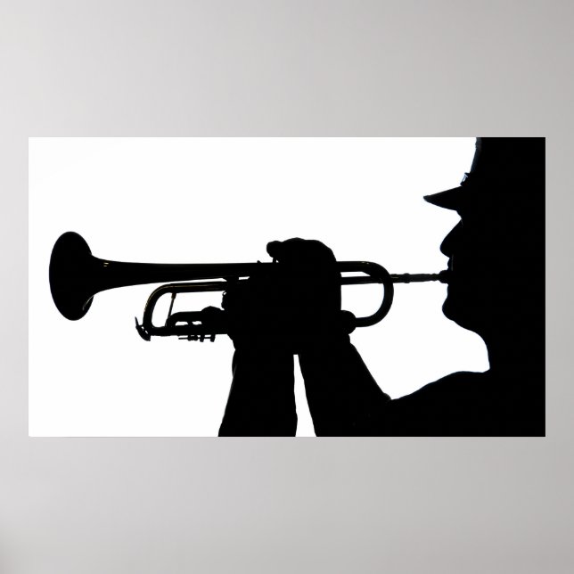 Póster Um membro do serviço toca uma melodia (Frente)