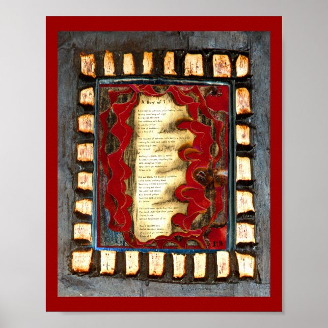 Póster Um menino de 7 (Frente)