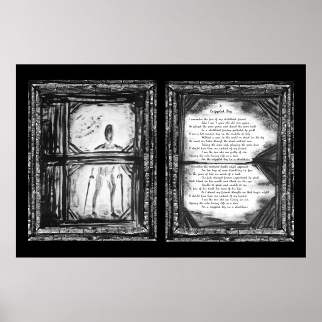 Poster Um Menino Empurrado (Frente)