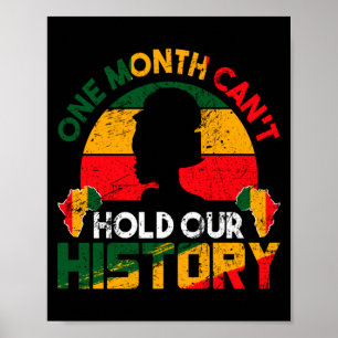 Poster Um Mês Não Pode Segurar Nossa História Africano Pr