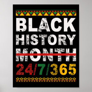 Poster Um Mês Não Pode Segurar Nossa História Mês da Hist