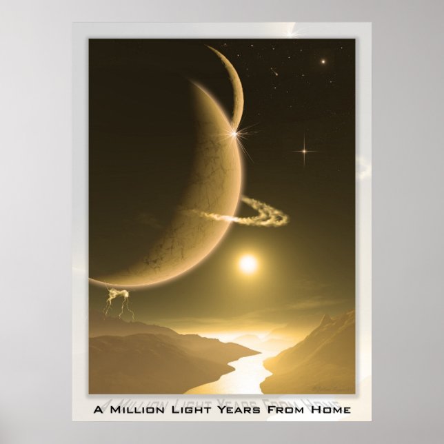 Poster Um milhão de anos-luz de casa (Frente)