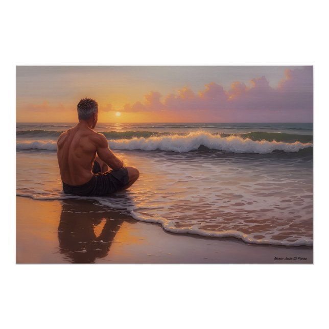 Póster Um Momento de Paz Profunda (Frente)