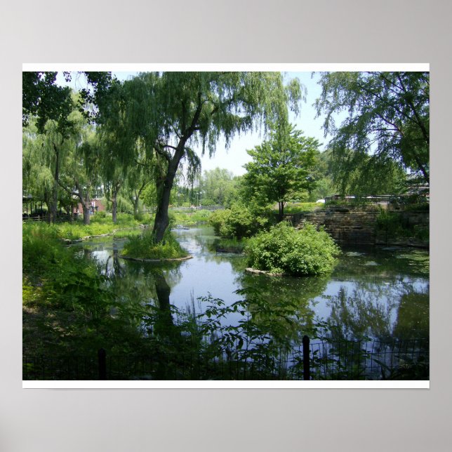 Póster Um momento tranquilo em Chicago (Frente)