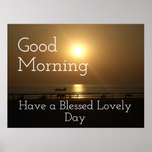 Poster Um Muito Feliz Bom Dia em Fazer